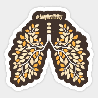 Lung Health Day Sticker